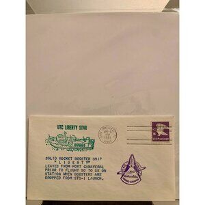 Vintage 1981 UTC Liberty Star Space Shuttle Columbia Postal Cover